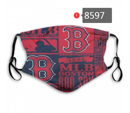 New 2020 Boston Red Sox  Dust mask with filter